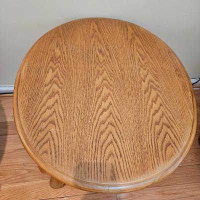 Pair of Oak Side Tables (LR-DW)