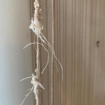 Three Sets of Pleated & Woven Window Curtains (K-HS)