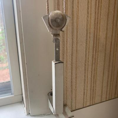 Three Sets of Pleated & Woven Window Curtains (K-HS)