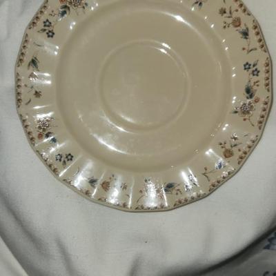 Floral themed dishware