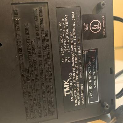GE Spacemaker Radio & TMK Portable TV (K-HS)
