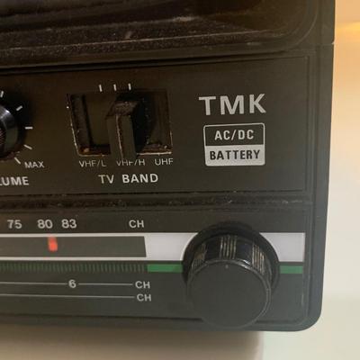 GE Spacemaker Radio & TMK Portable TV (K-HS)