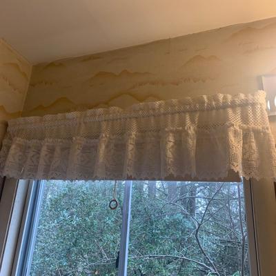Lovely Lace Curtains and Valance (P-HS)