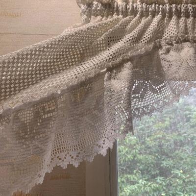 Lovely Lace Curtains and Valance (P-HS)