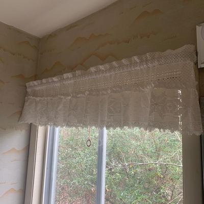 Lovely Lace Curtains and Valance (P-HS)