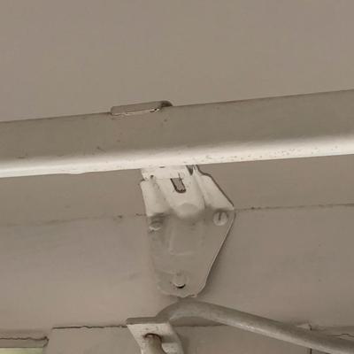 Ten Long Cotton Curtain Panels with Rods (O-HS)