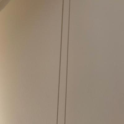 Ten Long Cotton Curtain Panels with Rods (O-HS)