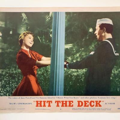 Hit the Deck original 1955 vintage lobby card