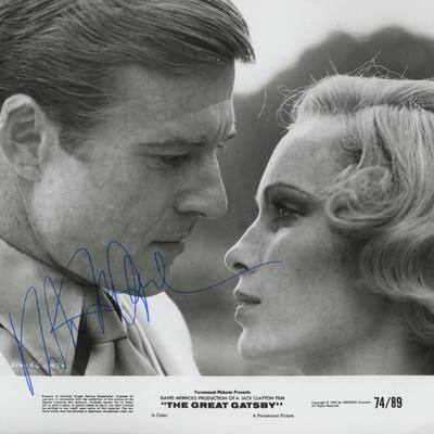 The Great Gatsby signed movie photo. GFA Authenticated