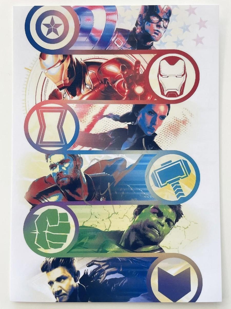 Avengers Robert Downey Jr. signed mini movie poster | EstateSales.org
