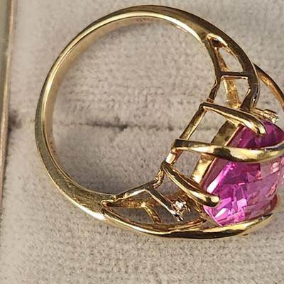 Pink Sapphire Ring