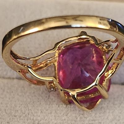 Pink Sapphire Ring