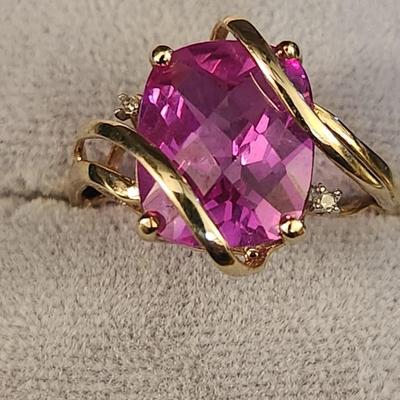 Pink Sapphire Ring