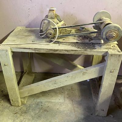Vintage Grinder on Table