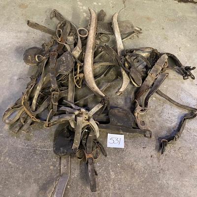 Vintage Horse Harness Pieces