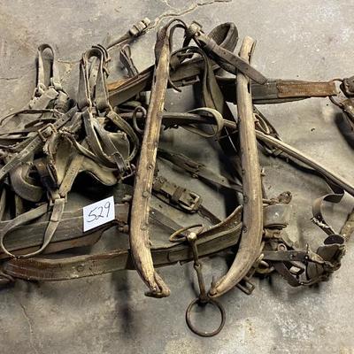 Vintage Horse Harness Pieces