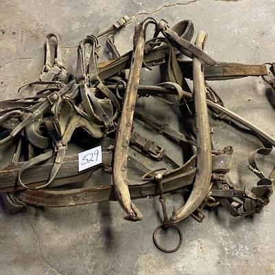 Vintage Horse Harness Pieces
