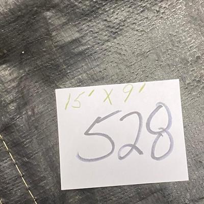 15â€™x9â€™ Black Tarp
