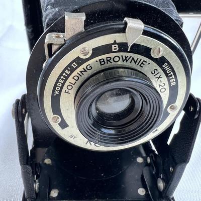 Kodak Antque Brownie camera med format