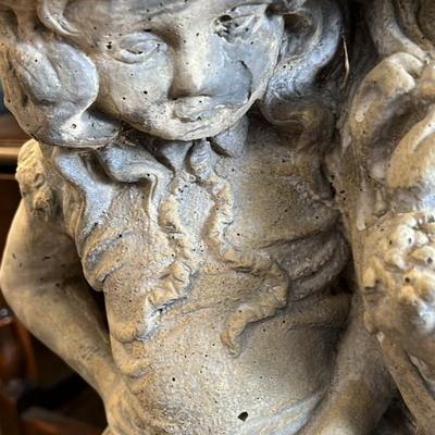 Garden statues Concrete boy and girl 29" high
