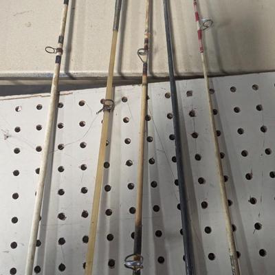 Assortment Of Vintage Fishing Rods