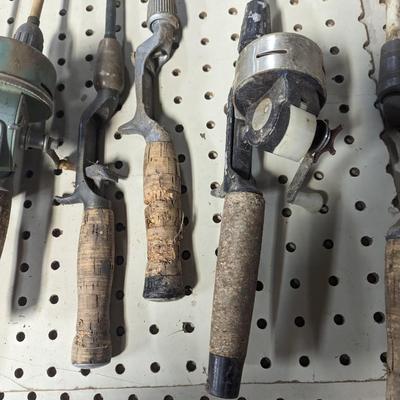 Assortment Of Vintage Fishing Rods