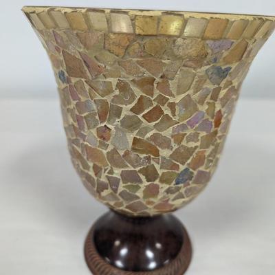 Mosaic Glass Vase Choice B
