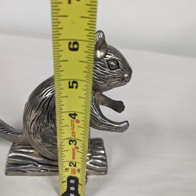 Godinger Figural Squirrel Silver Plated Nutcracker