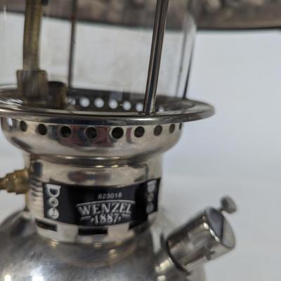Wenzel Nickel Plated Pressure Kerosene Oil Lamp