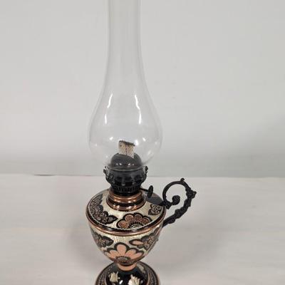 Vintage Metal Oil Lamp