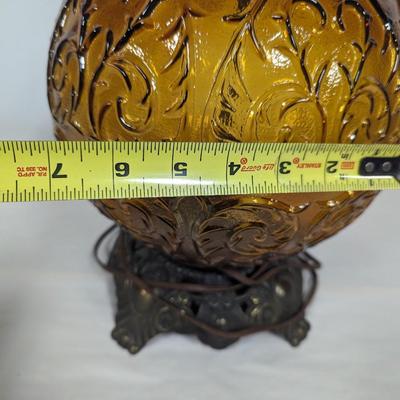 Vintage Glass Table Lamp