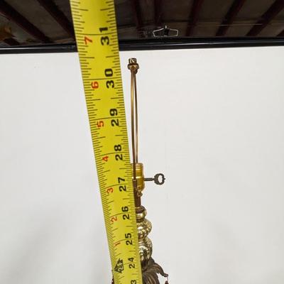 Vintage Glass Table Lamp