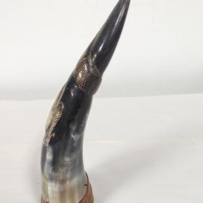 Hand Carved Intricate Oriental Chinese Dragon Buffalo Horn Choice A