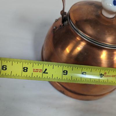 Copper Teapot with Ceramic Handle