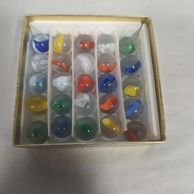 Collection of Vintage Glass Marbles