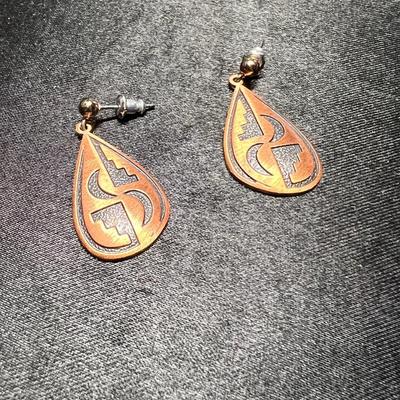 Copper Earrings #2