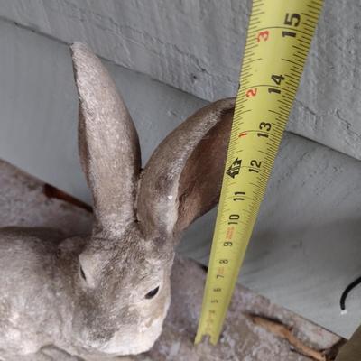 Concrete Rabbit Garden Statuette