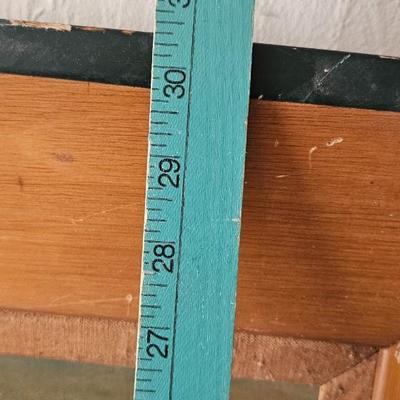 Large MCM frame with scratched print and frame