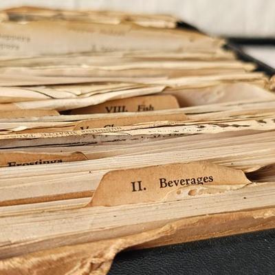 Vintage Recipe box