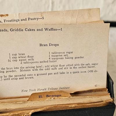 Vintage Recipe box