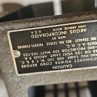 Vintage Argus projector