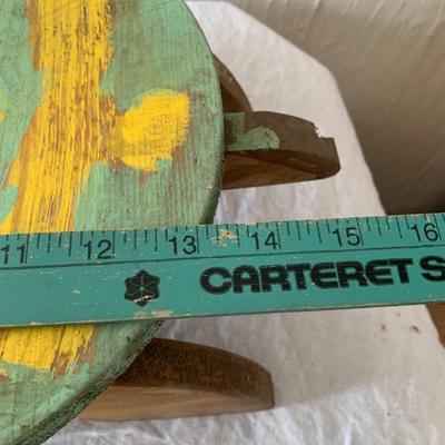 Vintage Childs turtle shaped step stool