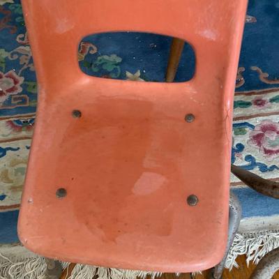 Mid Century Modern Pink Chair Brunswick MCM Chair Fiberglass
