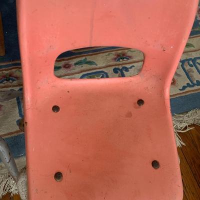 Mid Century Modern Pink Chair Brunswick MCM Chair Fiberglass