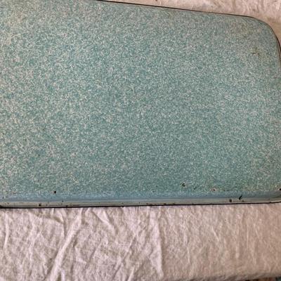 Vintage enamel tray
