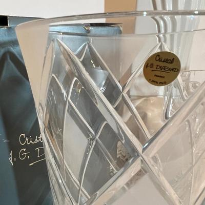 4 Piece Vase Lot - Crystal, I.G. Durand, Mikasa, Violetta