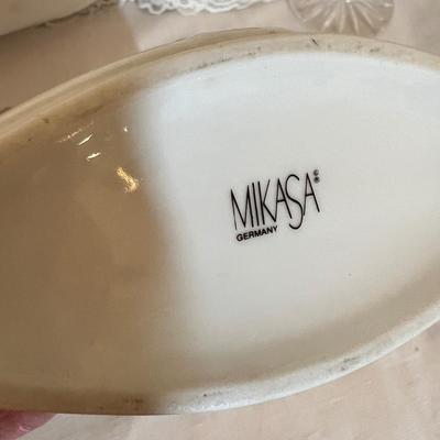 4 Piece Vase Lot - Crystal, I.G. Durand, Mikasa, Violetta