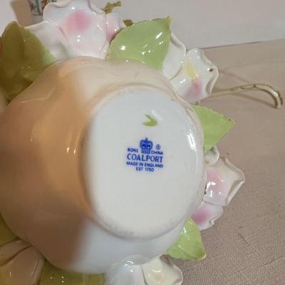 7 Piece Vintage Ceramic Lot - Coalport, Dresden, Nipon, Capodimonte