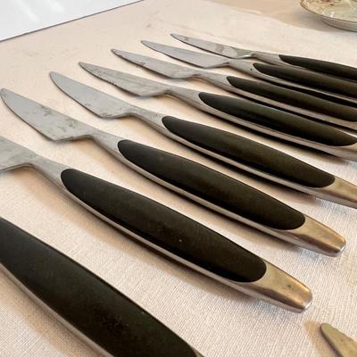 Vintage MCM Lot of Cutlery - Dansk, Le Creuset, Air France Nathalie George