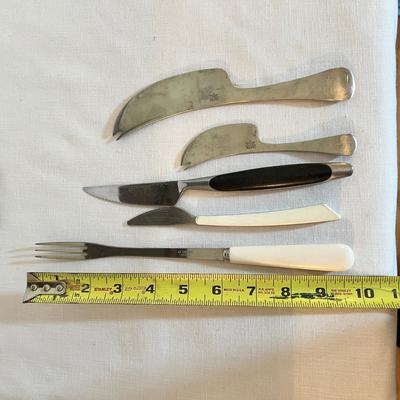 Vintage MCM Lot of Cutlery - Dansk, Le Creuset, Air France Nathalie George